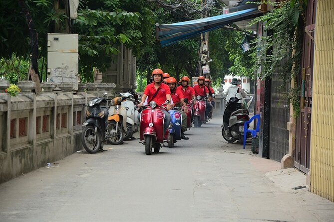 Hanoi Back Streets Vespa Tours: Hanoi Vintage Vespa Tours City - Huu Tiep Lake and the downed B-52