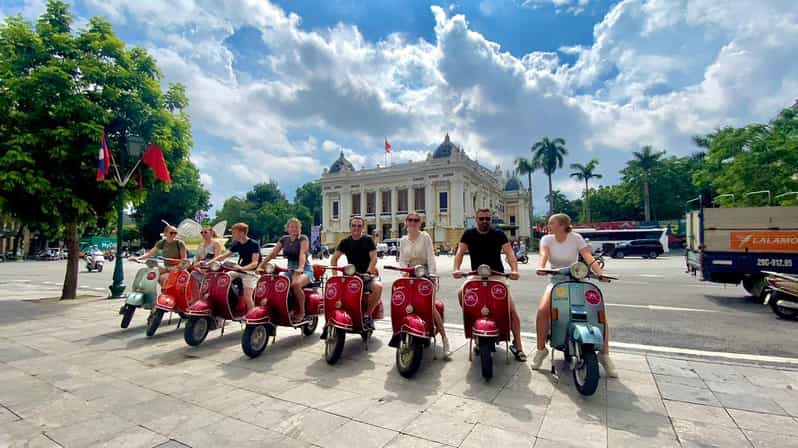 Hanoi: Food and Sightseeing Vespa Tour with 7 Tastings - Ho Chi Minh Mausoleum and a change of pace