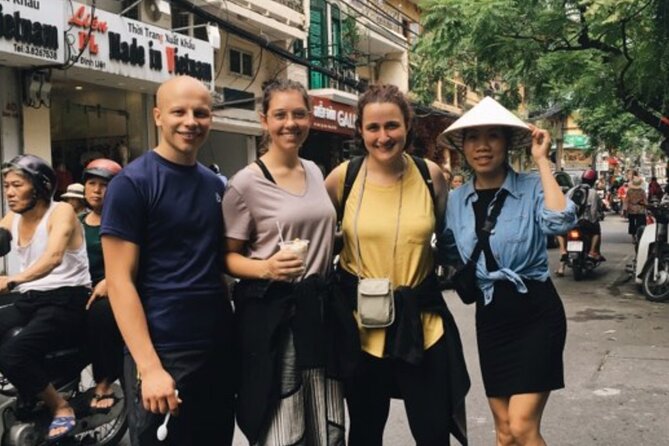 Hanoi Street Food tour by Scooter – Local Experience - An old apartment and a drink with local context