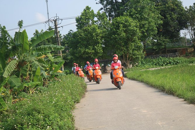 Hanoi Vespa Full Day City & Countryside with Female Ao Dai Riders - Rice roads, Co Loa Citadel, and the local market