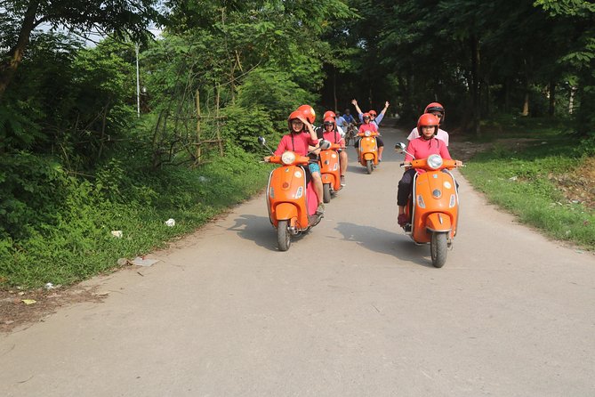 Hanoi Vespa Full Day City & Countryside with Female Ao Dai Riders - Egg coffee and the final ride