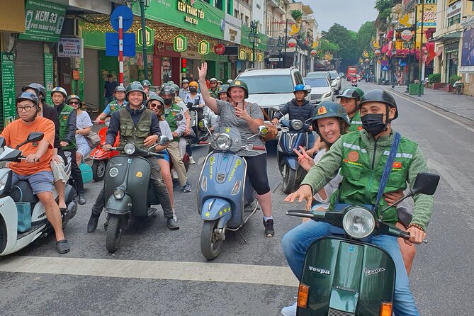 Hanoi Vespa Tours: Food + Culture + Fun on Army Vespa - Food at Hidden Gem Café