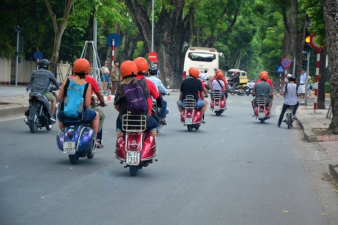 Hanoi Vespa Tours: Full Day Hanoi City & Countryside Vespa Tours - Huu Tiep Lake and the downed B-52