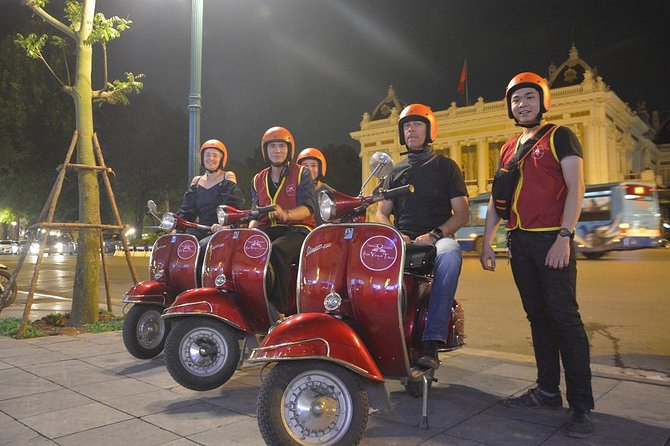 Hanoi Vespa Tours: Hanoi After Dark Vespa Food Tours - Long Bien Bridge and the first taste of Hanoi