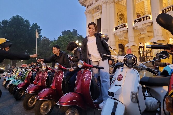 Hanoi Vespa Tours: Hanoi By Night Vespa Foodie Tours - West Lake, Truc Bach Lake, and the night views