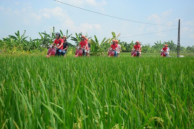 Hanoi Vespa Tours: Hanoi Vintage Vespa Tours Countryside - Long Bien Bridge sets the tone