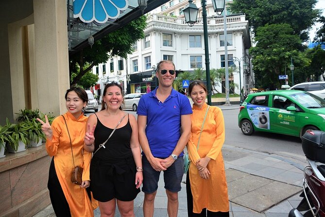 Hanoi Vespa Tours Led By Women: Hanoi City Vespa Tours - Long Bien Bridge through the back streets