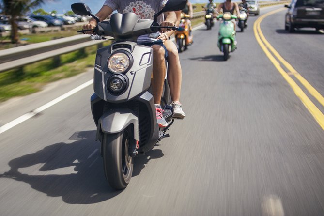 Hawaiian Style Scooter Ride around O'ahu for the Day - Pearl Harbor and the road to the North Shore