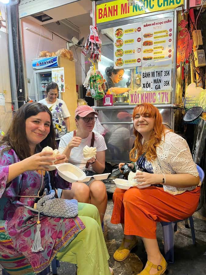 Ho Chi Minh: Local Food Tour by Scooter with Vegan Option - Vietnamese pizza, grilled rice paper, and local texture