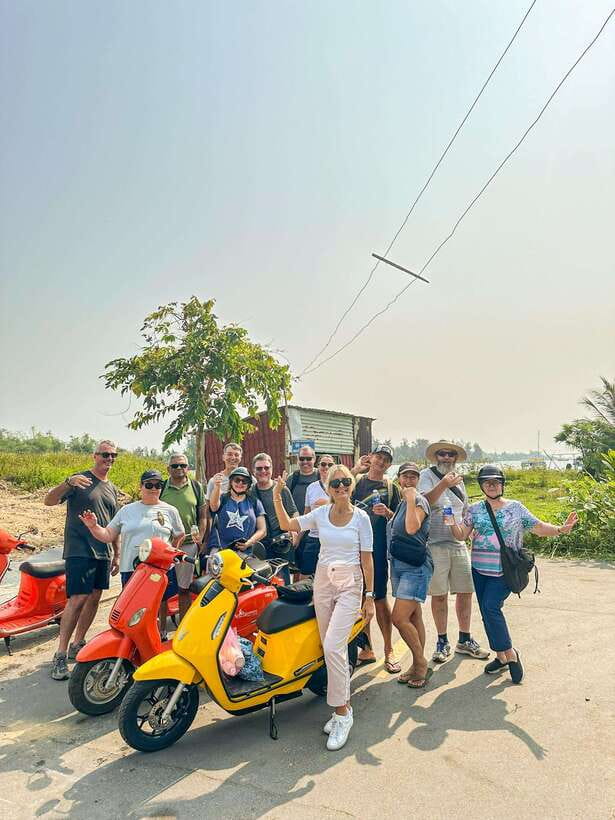 Hoi An: Half-day Electric Scooter Countryside Adventure - Crossing into Cam Nam Village