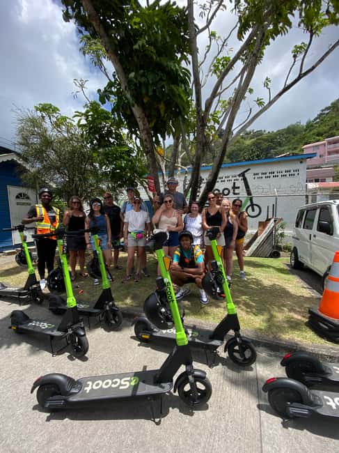 Kingstown: Small Group Electric Scooter City Tour - The Botanical Gardens and their 1765 story