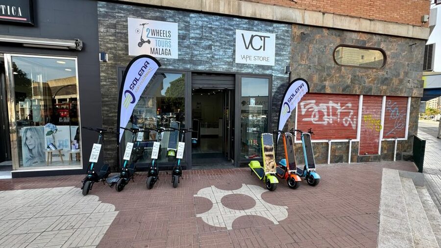 Malaga: Explore Malaga on a Electric Scooter - Picking up your scooter near El Corte Inglés