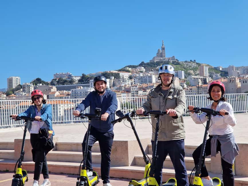 Marseille: Self-Guided Smartphone Tour by E-Scooter - Following the smartphone route through the city