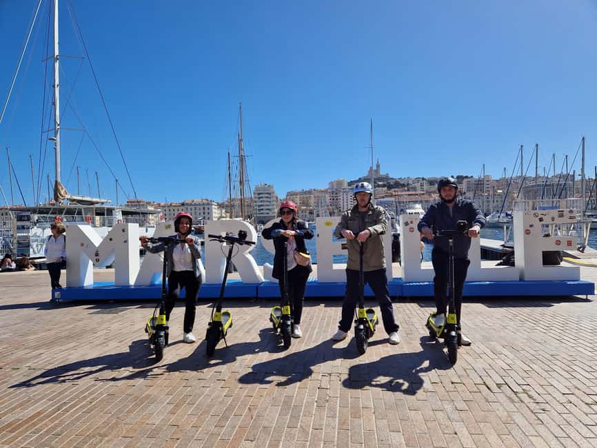 Marseille: Self-Guided Smartphone Tour by E-Scooter - The Vieux Port and the historic Panier