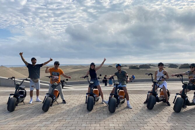Maspalomas - Meloneras : e-Scooter 2 seat Sunset Guided Tour - Who can drive, and who can ride as a passenger