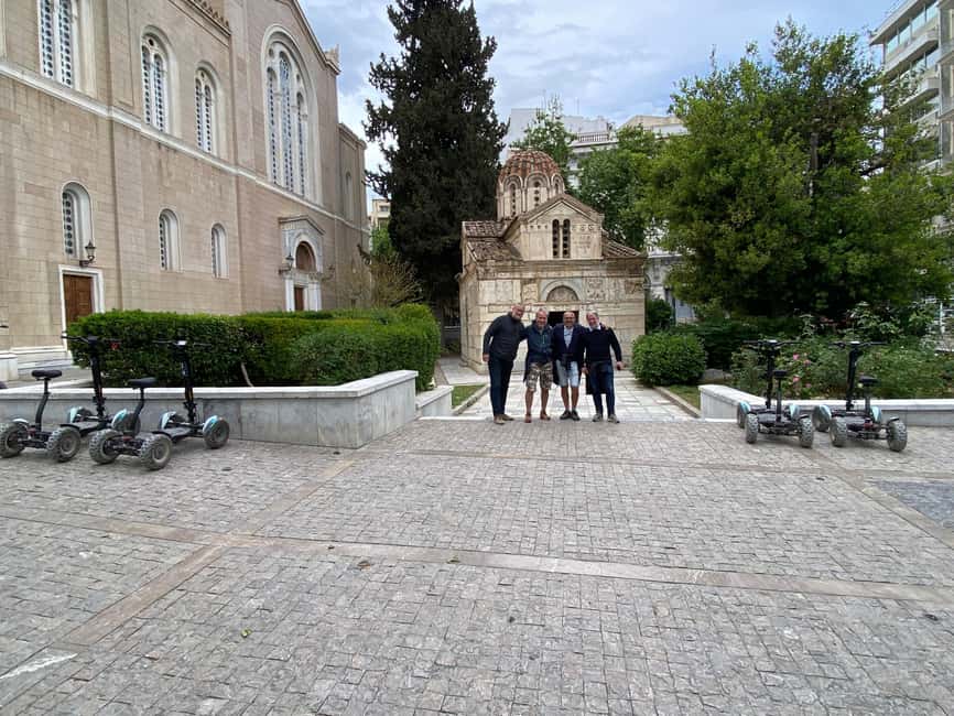 Modern Athens Electric ATV Scooter Tour - Riding from Roman remains to modern Athens
