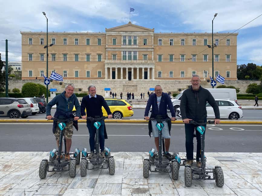 Modern Athens Electric ATV Scooter Tour - Roman heritage gives the route its first layer