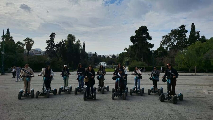 Modern Athens Electric ATV Scooter Tour - Meeting the presidential guards