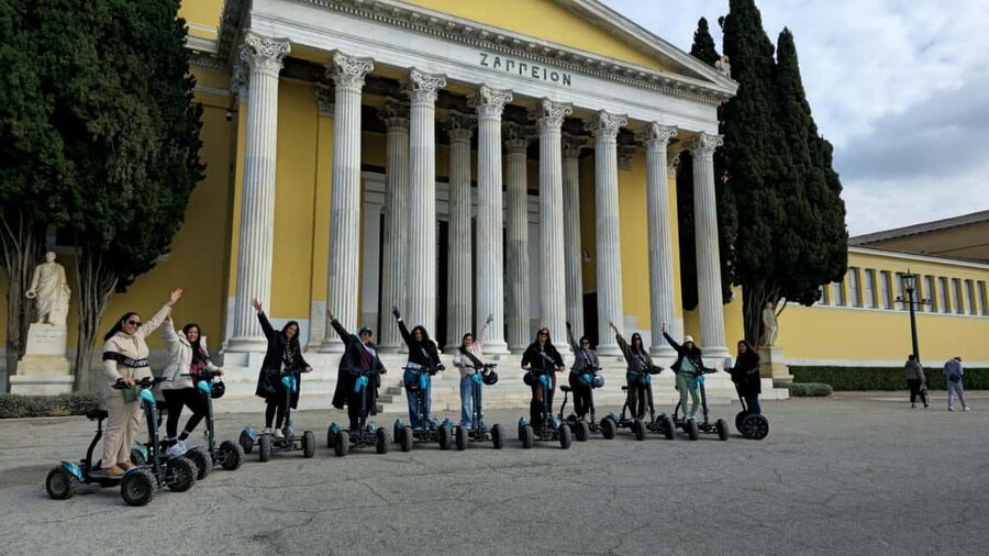 Modern Athens Electric ATV Scooter Tour - Getting comfortable on the electric ATV scooter