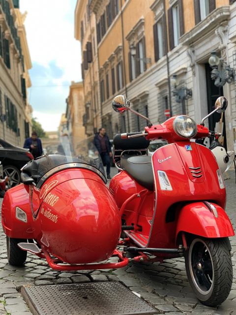 Morning Vespa Sidecar Tour with Cappuccino - Why a Vespa sidecar works so well in Rome