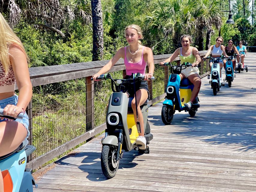 Naples, Florida - Segway Electric Moped Tour - Family Fun - Fifth Avenue South before returning to Tin City