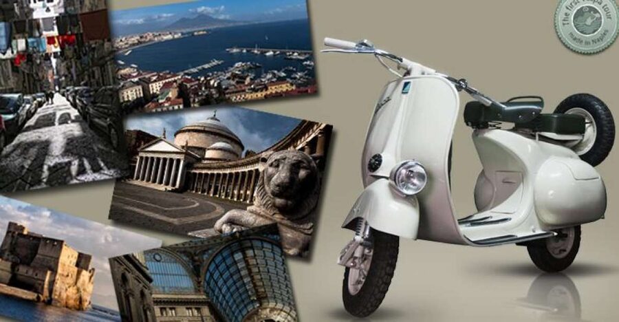 Naples: Private Classic Vespa City Tour - Gesù Nuovo and the strange marks on its facade