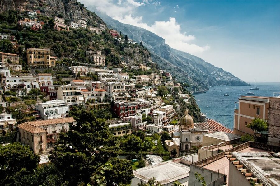 Naples/Sorrento/Positano: Private Amalfi Coast Tour by Vespa - Ravello adds gardens and high mountain views