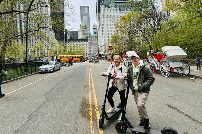 New York Central Park Guided Electric Scooter Tour - The Pond, Gapstow Bridge, and the Central Park Zoo