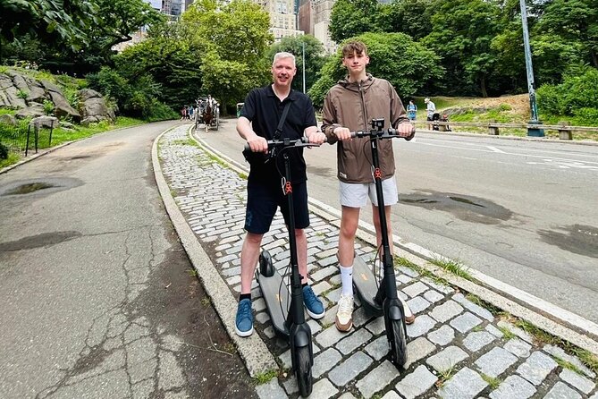 New York Central Park Guided Electric Scooter Tour - The Reservoir and Belvedere Castle
