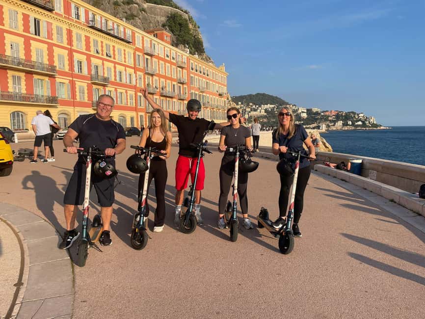 Nice: Must-Sees Electric Scooter Tour - Place Massena and the Promenade du Paillon