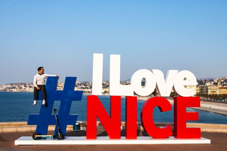 Nice: Must-Sees Electric Scooter Tour - The Promenade and Nice’s open-air front door