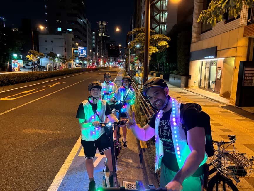 Night E-Scooter Ride to Tokyo Tower - No License Needed - Key points to know before you book