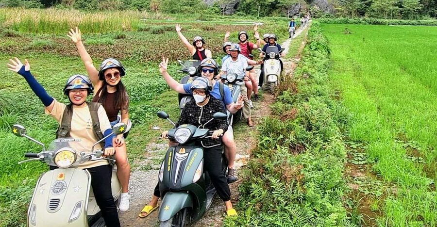 Ninh Binh Vespa Tours from Hanoi: Vespa + Boat + Daily Life - Climbing Mua Mountain for the wide view