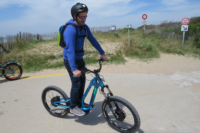 Off-road electric scooter-2h30 guided by GPS- "Carnac" - The coastal approach through St Colomban and Carnac beaches