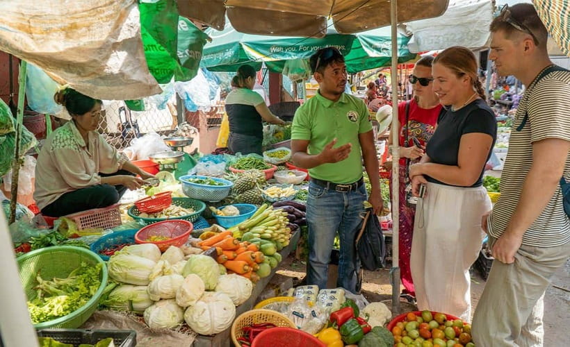Phnom Penh Silk Island Haft Day Tour - Top Rating Experience - Tofu skin at a family-run food business