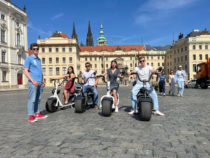 Prague: 3-Hour Fat Tire E-Scooter Tour - Meeting at Hotel Grandior or starting with private pickup