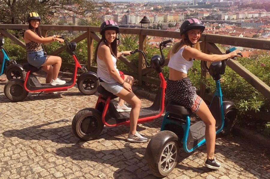 Prague: E-Bike/E-Scooter Viewpoint Tour - Why two wheels work so well in Prague