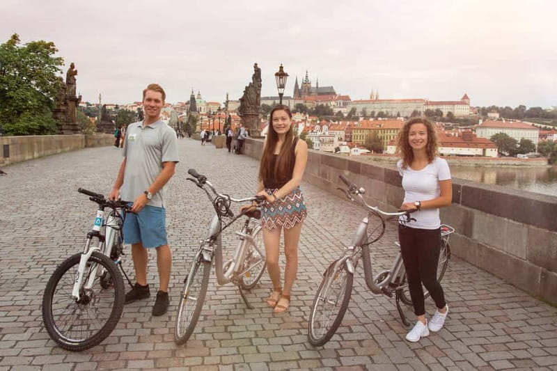 Prague: E-Bike or E-Scooter Tour with A Local Guide - Prague Castle and Strahov Monastery: the hill made easier