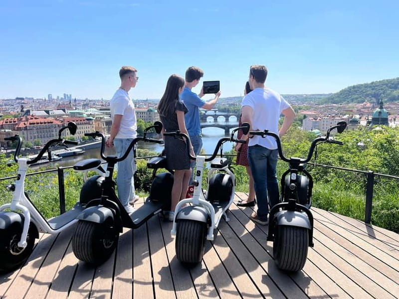 Prague E-Scooter City Tour: Regular or Fat Tire - Charles Bridge, Kampa Park, and the first look at Prague
