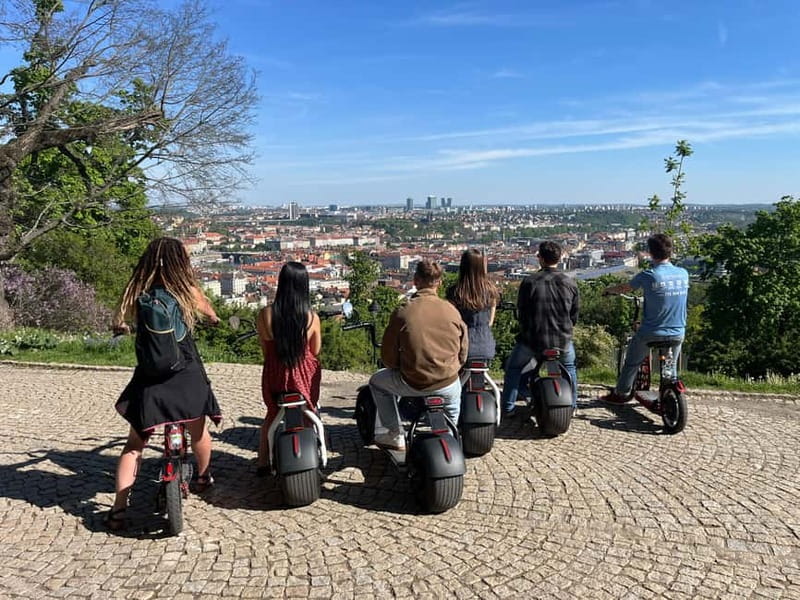 Prague E-Scooter City Tour: Regular or Fat Tire - Prague Castle and Strahov Monastery viewpoints