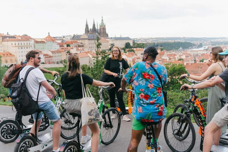 Prague: E-Scooter Grand City & Panoramas Small-Group Tour - Starting Near Charles Bridge