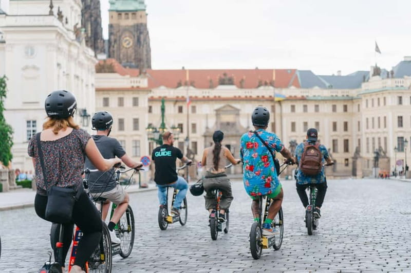 Prague: E-Scooter Grand City & Panoramas Small-Group Tour - Prague Castle by Electric Scooter