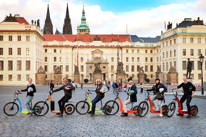 Prague: electric scooter & E-bike guided tour - Starting at Maltezske Square in Lesser Town