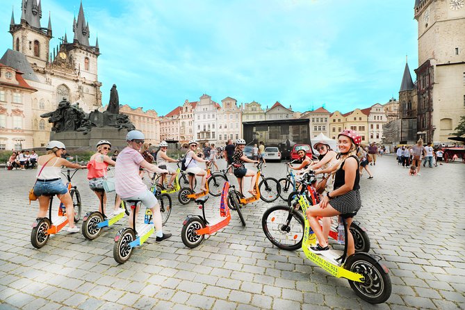 Prague: electric scooter & E-bike guided tour - Old Town, the Jewish Quarter, and the Czech Philharmonic
