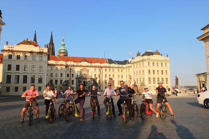 Prague: electric scooter & E-bike guided tour - Live guide or GPS route