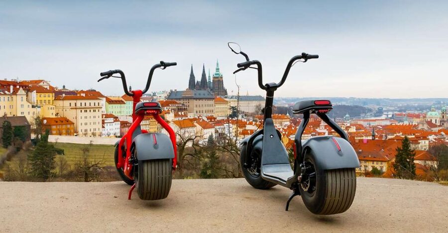 Prague: Fat Tire E-Scooter Guided Tour - Charles Bridge, Kampa, and the riverside opening