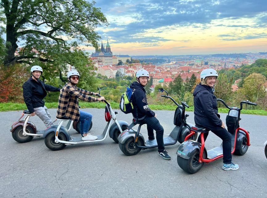 Prague: Fat Tire E-Scooter Guided Tour - Josefov and Old Town in a short burst