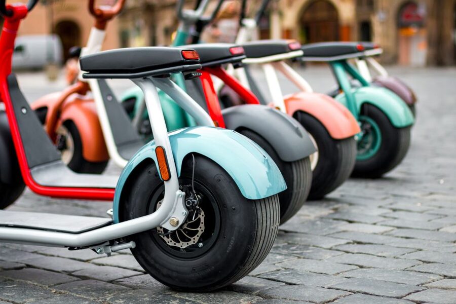 Prague: Fat Tire E-Scooter Guided Tour - Prague Castle without the uphill slog