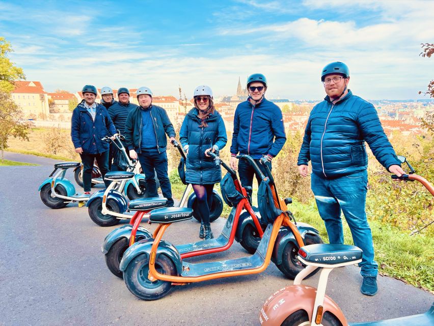 Prague: Fat Tire E-Scooter Guided Tour - The Lennon Wall and the ride back
