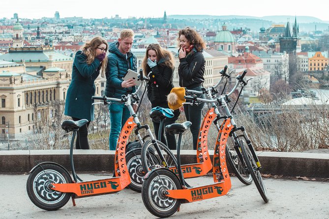 Prague Fat Tire or Regular Scooter City Tour - Letna Park and the first view over the rooftops